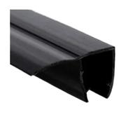 1PC Frameless Shower Door Side Seal Strip 6/8/10/12mm Gap Sealer PVC Glue-Free Waterproof Sealing Weatherstrip Bathroom Hardware(H Type,Use for 10mm Glass)