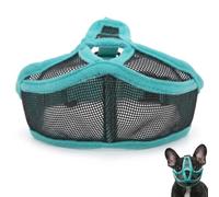 1PC French Bulldog Muzzle, Soft Dog Muzzle for Small Dogs, Breathable Comfort Muzzle for Outdoor Walking & Vet Visits, Anti-Bite Safety, S Size