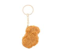 1pc Fried Chicken Simulation Food Keychain French Fries Drumstick Cook Chef Keyring Chicken Key Nuggets Gift Chain