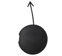1pc Front Bumper Tow Hook Cover Eye Cap For Fit 2009-2011 Black Plastic Auto Parts