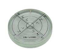 1pc Full Glass Horizontal Bubble Circle Level level60*10mm、60 * 12mm(Red)