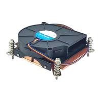 1pc Full Pure Copper 1U Server Radiator 29mm Height Double Ball Cooling Fan LGA1700 2011 1200 115x AM4 AM5(LGA115x 1200)