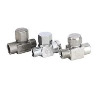 1pc Fully Automatic Energy Saving Copper/Steel Steam Trap 1/4 8mm Steam Iron Throttle Valve Drain Trap(Stainless Steel)