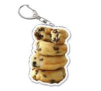 1pc Funny Dog Keychain Vintage Cute Fun Toast KeyRing Key Chains Cartoon For Bag Gift Pendant Aaccessories Popular