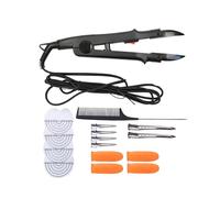 1pc Fusion Iron Heat Connector Hair Extensions Machine Constant Temperature Keratin Bonding Tools Accessory Kit Fast Heating For Efficient Styling(Black Kit)