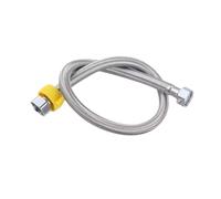 1pc G1/2" Black Nylon Water Inlet Hose Faucet Heater Pipe Toilet Connection Kitchen Bathroom All Tube(B,80cm)
