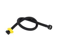 1pc G1/2" Black Nylon Water Inlet Hose Faucet Heater Pipe Toilet Connection Kitchen Bathroom All Tube(A,60cm)