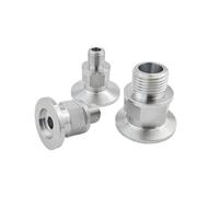 1PC G1/2" BSPP Male Thread to KF16 Vacuum 304 Stainless Steel Vacuum Flange Pipe Hex Pipe Fitting