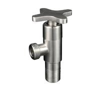 1PC G1/2 * G1/2 Water Heater Toilet Inlet Water Stop Valve Faucet Angle Valve
