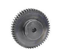 1pc Gear Wheel 2M-54T Bore 12mm Transmission Gear Blackening SC45#Carbon Steel Teeth Height 20mm Total Height 35 mm 2M54T 54 Teeth