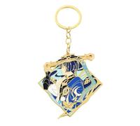 1PC GEN-shin keychain creative cute game character anime personality school bag (Wanderer)
