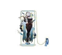 1PC Genshin Impact Figure Metal Bookmark Game Bookmark with Chain (shen'he)