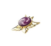 1PC Genshin impact Metal Brooch Cartoon cute Seven elements Badge (style 3)