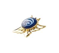 1PC Genshin impact Metal Brooch Cartoon cute Seven elements Badge (style 4)