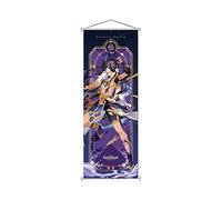 1PC Genshin Impact Scroll Poster Wall Hanging Forged Cloth Painting Decor Live Room Bedroom Art Print 70 x 25 cm (Cyno)