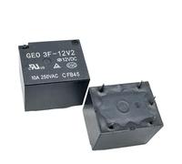 1pc GEO 3F-12V2 BLACK (T73C-12V-10A) Relay 5pins ZGPOSQKZSC