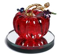 1pc Glass Crystal Pumpkin Ornament Figurine Festival Home Decoration Gift Souvenir 65mm Halloween Souvenir