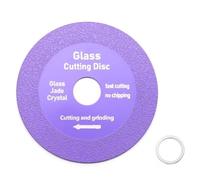 1pc Glass Cutting Disc 100mm 115mm 125mm Diamond Glass Cutting Blade Ceramic(100mm Purple)