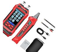 1pc Global Cable Tester with Poet Function Tone Producer and Light Meter for RJ45 CAT5 CAT6 CAT7 CAT8 Wiring Data Center Tester