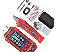 1pc Global Cable Tester with Poet Function Tone Producer and Light Meter for RJ45 CAT5 CAT6 CAT7 CAT8 Wiring Data Center Tester