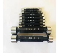 1pc Glossy Plug Gauge H7 Smooth Plug Gauge Smooth Ring Gauge Go No Go Gauge Measuring Inner Diameter Gauge Testing Tools 2-30mm(21-H7,Ring Gauge)