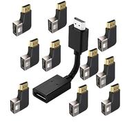 通用 1pc Gold Plated HDMI Male to Female Swivel Adapter Adjustable Connector Supports 3D 1080P HDMI Extender for Fire TV Stick, Roku Stick, Google Chromecast, Xbox, PS4, PS3.