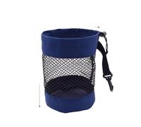 1Pc Golf Ball Pouch Bag with Drawstring Closure, Mesh Nylon and Hanging Plastic Clip, Convenient to Hang On Golf Bag
