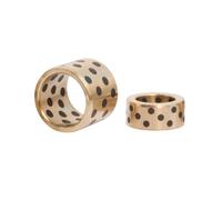 1pc Graphite-embedded Bronze Bushing, ID 16mm, OD 22mm, Height 40mm