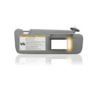 1pc Gray Right Passenger Side Sun Visor Panel Sun Shield Shade Board For Toyota Highlander 2014-2019 Auto Parts