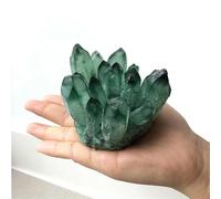 1pc Green Ghost Phantom Quartz Crystal Cluster Rock Stones and Crystals Home Decor Ornaments (Size : About 300-400g) Gemstone Stone