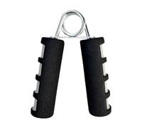 1pc grey Spring Hand Grip Finger Strength Trainer Power Exerciser Sponge Forearm Strengthener Carpal Expander Sport Muscle Trainin Convenient handled