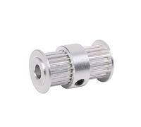 1PC GT2 20tooth Timing Pulley Double Round-Headed Synchronous Wheel Gear 20 Teeth For Belt 3D Printer Parts 2GT Screw Aluminum Part(20 Teeth Bore 5mm)