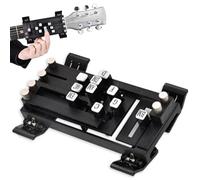 1PC Guitar Chord Presser Guitar Aid Learning Starter, Guitar Chord Trainer No Need to Develop Callouse, One-Touch Chords Guitar Accessories for Guitar Lover Beginner Gift, Black.