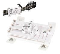 1PC Guitar Chord Presser Guitar Aid Learning Starter, Guitar Chord Trainer No Need to Develop Callouse, One-Touch Chords Guitar Accessories for Guitar Lover Beginner Gift, White.