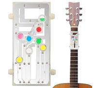 1PC Guitar Chord Trainer, 6-in-1 Chord Practice Tool Clip-On Learning Aid for Acoustic Electric Guitar Beginners to Master Em Chords