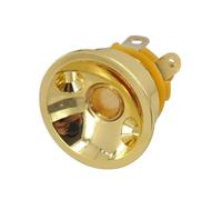 1pc Guitar Electro Socket Plate Holder Chrome Plated Recessed For TL Electric Guitar Accessorys Electric Guitar Parts Guitar Parts(Gold)