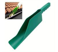 1pc, Gutter Getter Scoop Cleaning Roof Tool Flex Fit Dirt Debris Remove Multi Use Eaves Garden Leaf Gutter Spoon Shovel Supplies green