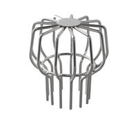 1Pc Gutter Guard Strainer Balloon Mesh Fittings Stainless Steel Drain Pipe Filter Gutter Filtration Anti Clogging For Home Water Flow(75#)