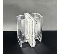 1pc H-Type Electrolytic Cell for Electrochemical Reactions - Non-Sealed Acrylic (PMMA) Diaphragm Chamber(400ml)