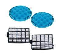 1PC H13 Dust Hepa Filter & 1PC Sponge Filter Compatible With Samsung SC21F50 SC15F50 SC18F50 SC50VA VC-F700G VU7000 Vacuum Cleaner Parts (Color : HXL6137-2Pcs)