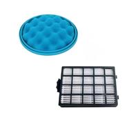 1PC H13 Dust Hepa Filter & 1PC Sponge Filter Compatible With Samsung SC21F50 SC15F50 SC18F50 SC50VA VC-F700G VU7000 Vacuum Cleaner Parts (Color : HXL6137)
