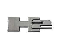 1pc H2 Rear Liftgate Door Nameplate 3D Badge Emblems Replacement for 2003-2009 Hummer H2 (Chrome)