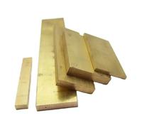 MMLFX 1pc H59 Brass Flat Bar 10mm 12mm 15mm 20mm 25mm 30mm Wide 3mm 6mm Thick (Size : 6x12x100mm 1pc)