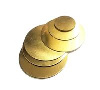 1pc H62 Brass Disc Round Plate Circular Sheet Dia. 50mm 100mm 150mm 200mm Thick 0.8mm 1mm 1.5mm 2mm 2.5mm 3mm CNC DIY Material(1pcs 2x200mm)