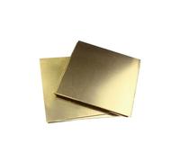 1pc H62 Brass Plate Material Engraving Pure Copper Block Metal Parts Processing(2pcs 50X100X0.5mm)
