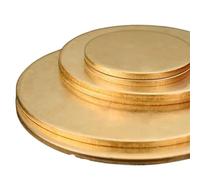 1pc H62 Brass Round Circle Disc Plate Sheet - 10mm to 250mm Diameter, 1mm to 5mm Thickness, Precision Cut(55mmx1.5mm)