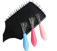 1PC Hair Brush Cleaner Comb Cleaning Rake Combs Cleaner Hair Tangled Knots Remover Embedded Plastic Handle Tool(Random)