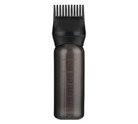 1PC Hair Oil Applicator Bottle, 120ml Root Comb Applicator Bottle with Graduated Scale, Reusable Squeeze for Salon Hair Colouring Dispenser Tools.