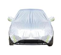1Pc Half Car Cover Replacement for Dodge Challenger 2015-2023 Waterproof Frost Guard Windproof with Reflective Strips and Soft Lint Top Roof Windshield Cover