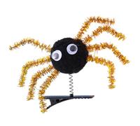 1PC Halloween Costume Hair Accessory For Girls Boys Spring Metal Spiders Clip Secure Grip Age 3+ Party Essential Halloween Spiders Hair Clip For Kids